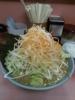 「ネギラーメン中＋キャベツ」@濱壱家の写真