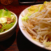 「ガッツリラーメン野菜増し」@伝家 志木店の写真