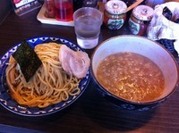 「メガ豚煮干つけめん700円」@らーめん 福たけ 桜木本店の写真