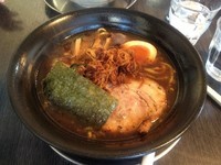 「焦がし醤油（太）」@麺屋 番の写真