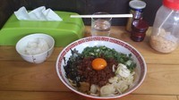 「【２０食限定】台湾まぜそば(追い飯付き)」@自家製麺 てんかの写真