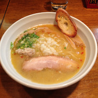 「鶏そば（塩）700円」@はりけんラーメンの写真