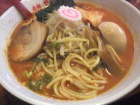 「激辛ラーメン（中級）＋味玉」@ラーメン寺子屋やまさんの写真