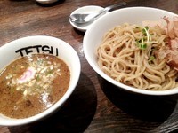「梅鰹つけめん（～3/31限定）+麺の大盛り」@つけめんTETSU 壱の木戸 水戸店の写真