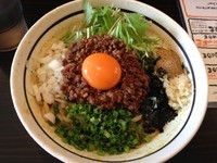 「カレー台湾まぜそば 780 + チーズ 100」@麺屋 はなび 高畑本店の写真