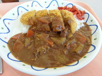 「カツカレー（４００円）」@カフェテリアローズの写真