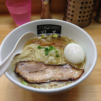 「煮干しそば（白）、味玉、和え玉980円」@煮干中華ソバ イチカワの写真