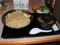 「かしわつけ麺」@朝日屋の写真