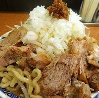 「ふじそば（クーポン500円）+小ブタ　650円」@雷神 角ふじの写真