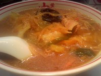 「味噌タンメン（麺少なめ） 750円」@蒙古タンメン中本 蒲田店の写真