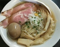 「【限定】塩そば（烏賊煮干）中盛＋味玉」@麺処 晴の写真