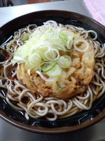 「かき揚げそば350円」@喜多そば 柏2号店の写真