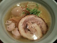 「銀笹塩ラーメン＋味玉＋半鯛飯」@麺処 銀笹の写真