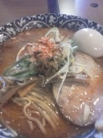 「味噌ラーメン+味タマ」@らーめん マル汁屋の写真