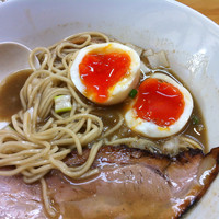 「特濃中華ソバ 味玉 和え玉」@煮干中華ソバ イチカワの写真