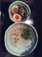 「和風つけめん＋半熟煮玉子」@花いちもんめの写真