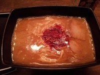 「釜だれとんこつラーメン　替え玉セット　980円」@一蘭 天神西通り店の写真