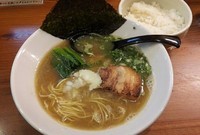「九十九里産煮干しラーメン750円+ライスサービス」@三代目麺処 「まるは」極 船橋店の写真