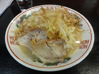 「塩ラーメン　並」@自家製太麺 ドカ盛 マッチョ 難波千日前店の写真