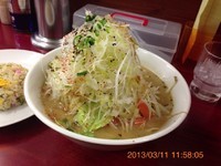 「ネギ味噌ラーメン 800円＋ランチチャーハン50円」@九州大分ラーメン 麺恋亭 中華街店の写真