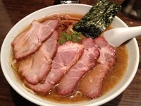 「焼豚そば（中盛）、1040円」@中華そば うめやの写真