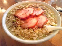 「チャーシュー麺 かため」@ウミガメ食堂の写真