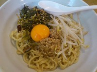 「肉味噌混ぜ麺+ちょい飯 ¥650」@豚しゃぶら~めん831の写真