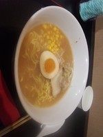 「味噌ラーメン（２５０円）」@日清ラ王 袋麺屋 阪急梅田店の写真