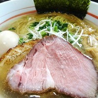 「ズワイガニ出汁（塩）創業二周年大感謝祭　500円」@麺屋 むじゃきの写真