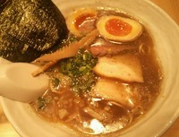 「煮干醤油SOBA＋味玉」@銀座 篝の写真