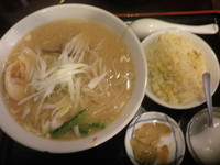 「味噌麺セット（６８０円）」@四川料理 蜀食成都の写真