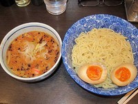 「味噌つけ麺580円＋麺中盛50円＋味玉80円」@肉厚わんたん麺と手作り焼売 ら麺亭 浅草支店の写真