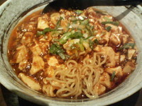 「麻婆麺セット（＋半炒飯）」@中華料理 逸品園の写真