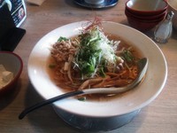 「とりごぼうラーメン（醤油）」@麺家かぐら 西バイパス店の写真