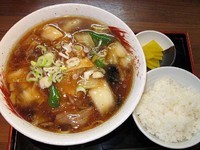 「広東麺＋小ライス680円（日替わりランチ）」@中華ダイニング いい田の写真