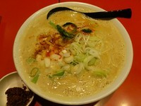 「担々らーめん（太麺）\800＋ラー玉\30」@つけめん工房 浅草製麺所の写真