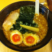 「一本槍らあめん　（味噌、750円）」@らあめん 一本槍の写真