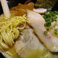 「特濃煮干そば（ツイッター限定）750円」@おおぜき中華そば店の写真