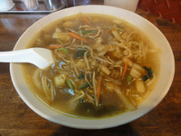 「カレーラーメン」@揚子江ラーメン 名門 神山店の写真