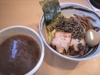 「【限定】 トマトカレーつけ麺 ～バジひき肉のせ～　＋味玉」@麺味庵 和（NAGOMI）の写真