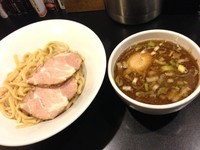 「特製肉煮干つけめん」@音麺酒家 楽々の写真