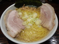 「塩ラーメン　エビ油」@宗家一条流がんこラーメン 十八代目の写真