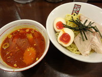 「辛味つけ麺（小盛）」@煮干しらーめん 三代目 玉五郎 梅田第三ビル店の写真