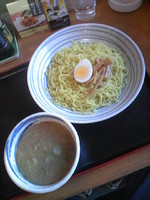 「つけ麺（大盛）５００円」@味の店 よし野の写真