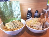 「のりたまつけ麺￥1000+￥100 ニンニク」@ラーメン二郎 八王子野猿街道店2の写真