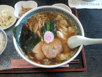 「雲呑麺＋ご飯セット」@手打中華もめんの写真