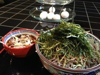 「鶏蕎麦 770円 ＋大盛り100円」@鈴木庄兵衛商店の写真