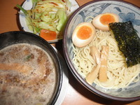 「豚骨魚介つけめん（麵少な目）　「730円」」@焦がしねぎらーめん 葱次郎 大宮西口店の写真