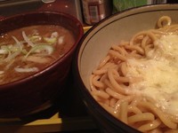 「つけそば2代目(仮) 並 800円 (+熱盛チーズ 50円)」@群青の写真