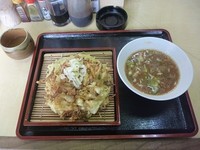 「天ざるラーメン（味噌）」@食事処 禅の写真